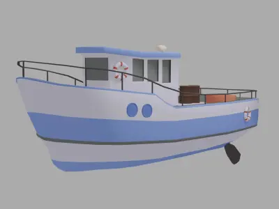ColorBoat 3D model