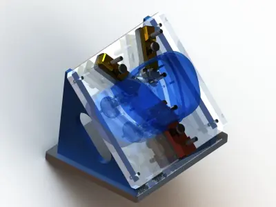 Checking Fixture Jig CF for Auto Parts M01 3D model