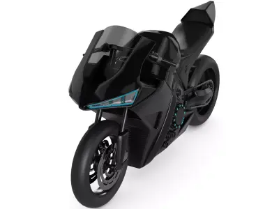 Standard Motorcycle 3D model purchase