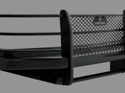 Ranch Hand Front Bumper Chevy K2500 Low-poly 3D model