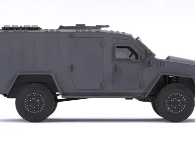 Lenco BearCat G4 Tactical Armored Vehicle SWAT Truck 3D model