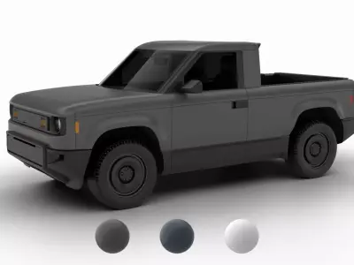 Slate Truck EV 2027 3d model 3D model purchase