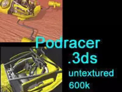 Space Ship Model Free 3D model