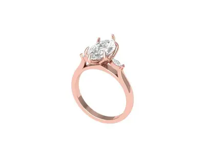 Wedding Ring  3D print model 83