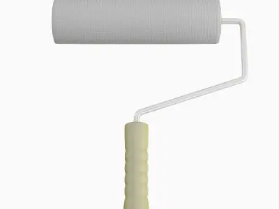 Paint Roller 02 Low-poly 3D model