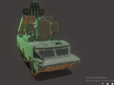 9K33 WASP 3D model