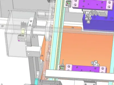 Automatic Motherboard Supplier Flip Machine for SMT Production 3D model