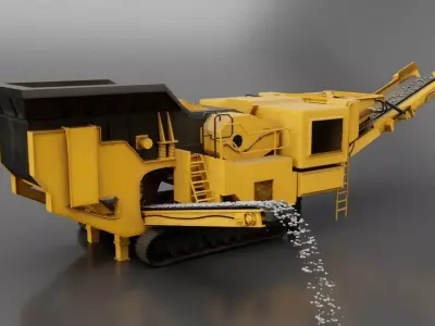Stone Crusher 3D model purchase