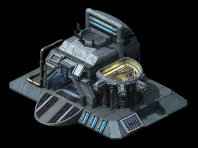 Heterogeneous - Mechanical Construction 02 3D model
