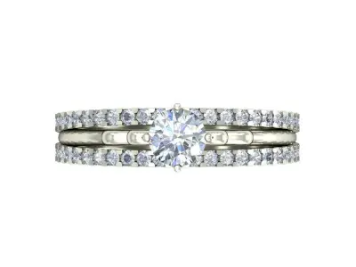 Wedding Ring  3D print model 145