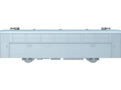 Sinobus JZ series 812 Railbus Mesh Only - STL FBX 3D model