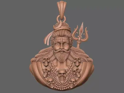 MAHAKAL MAHADEV PENDENT  3D model