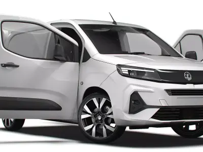 Vauxhall Combo e SWB Van HQInterior 2024 3D model