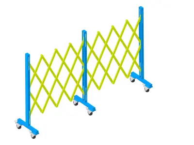 Folding Fence Free 3D model purchase