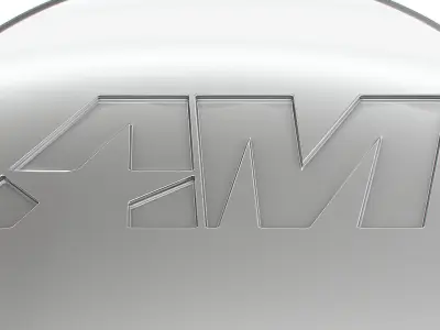 American Muscle logo 3D model