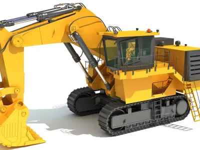 Mining Shovel 3D model