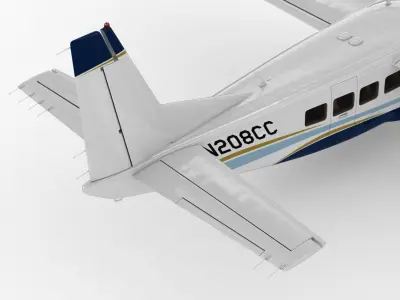 Cessna 208 Caravan 3D model get