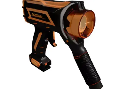 Futuristic Plasma Cutter 3D Model 3D model purchase