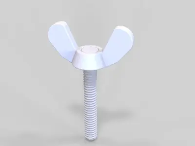 M3 x 20mm Wing Screws 3D print model