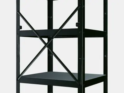 BROR Shelving unit Low-poly 3D model