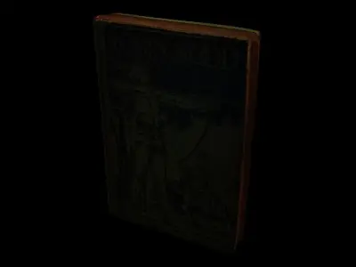 Photo Scan - Antique Book - Robin Hood  Low-poly 3D model