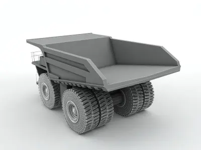 Dump Haul Truck 930E 3D model