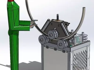 Pipe bender project 3D model