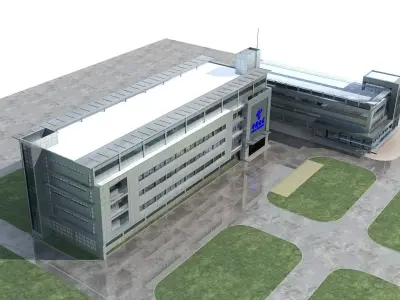 Office Building 3D model 26
