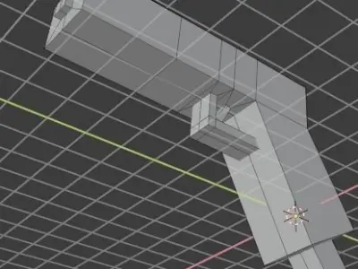 3D gun model 3D model purchase