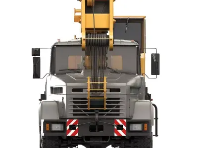KRAZ 65053 KTA-28 Low-poly 3D model