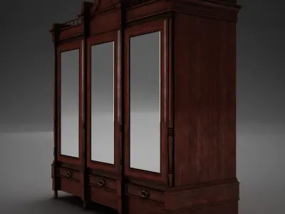 Antique Dresser 3D model