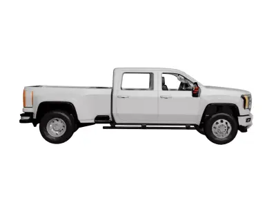 Generic Pickup Truck Versatile Vehicle Design 01 3D model