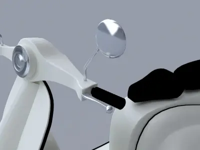 Scooter vespa Low-poly 3D model buy