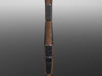Modular Melee - Hammer Pack Low-poly 3D model