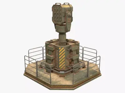 Dirty Turret-1-V1 3D model