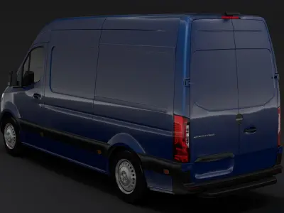 Freightliner Sprinter Panel Van L2H2 RWD 2020 3D model