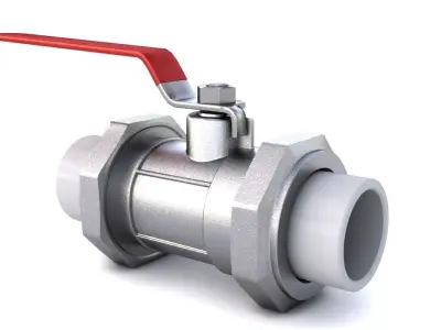 Ball Valve 3D model from CGTrader