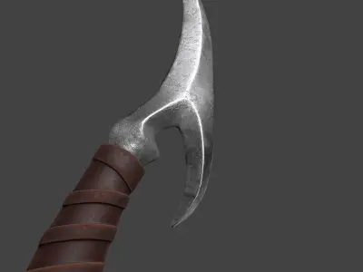 Dagger Ancient Weapon Low-poly 3D model