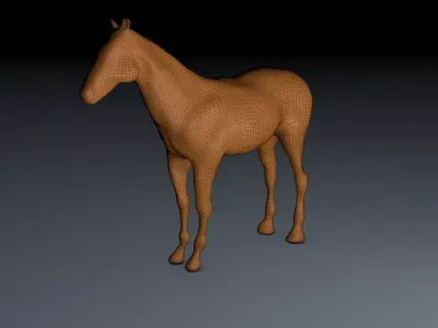 Horse 3D model get