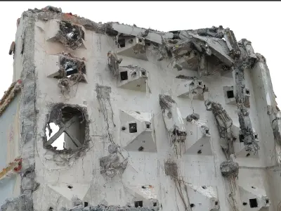 Destroyed Building1 3D model