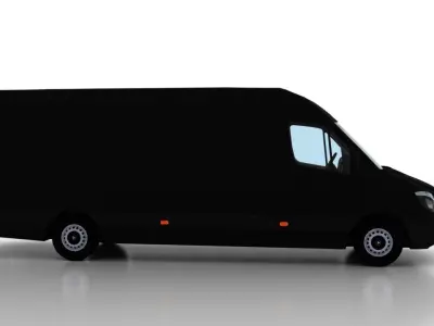 Mercedes Benz Sprinter L4H2 2015 Cargo UK 3D model