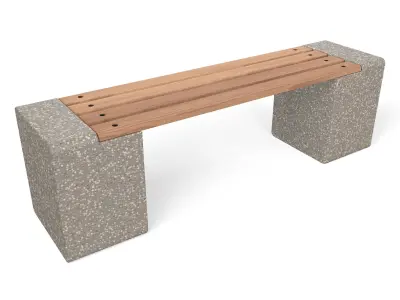 Park Bench 3D model by balamutka77 from CGTrader