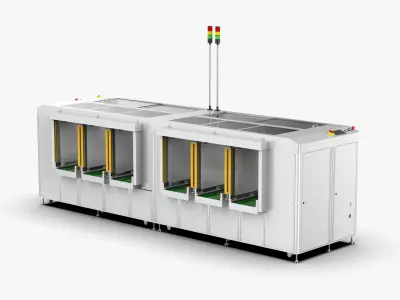 Automatic PCB Unloading Conveyor 3D model