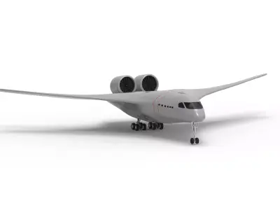 private  Jet Plane Low-poly 3D model