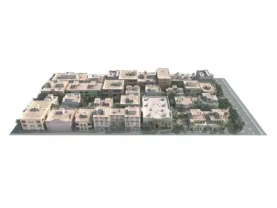 city 02 set 02 am 133 3D model