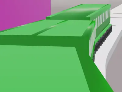 train Low-poly 3D model purchase