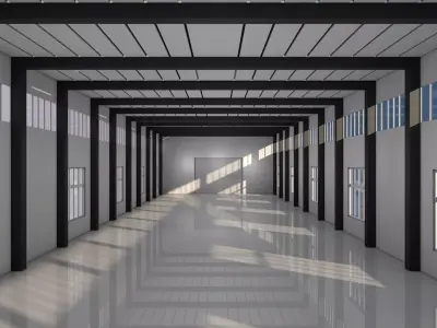 Warehouse 3D model buy