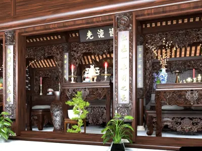 Place of worship - house of worship 3D model