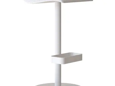 Dune Bar Chair 3D model