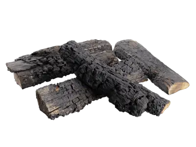 Fully Burned Split Firewood Models Collection 